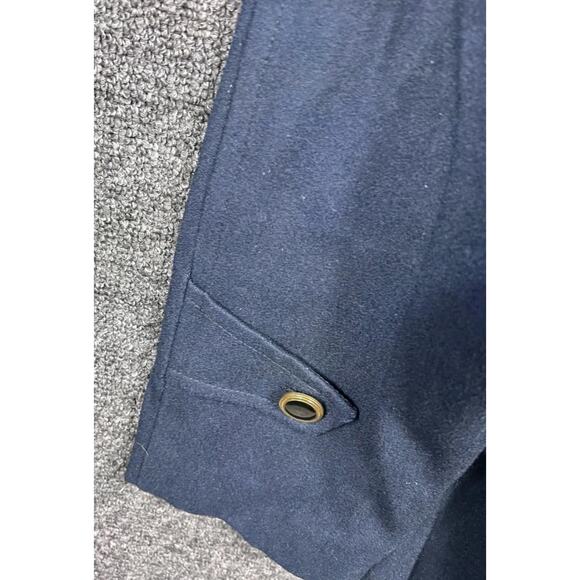 Profile Coat Womens Large Navy Gore-Tex Double Breasted Raglan Waterproof Lined - Picture 6 of 8